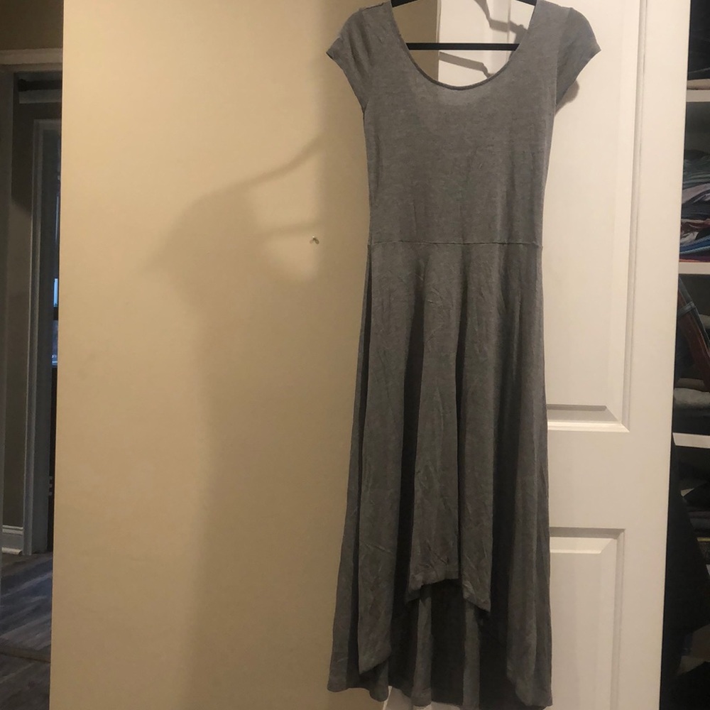 High-Low Jersey Dress